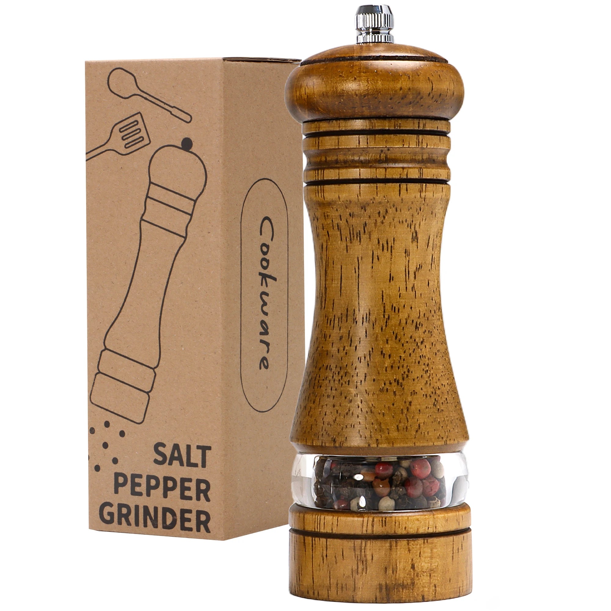 Wood Pepper Grinder