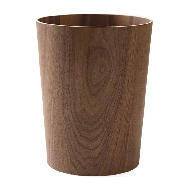 Wooden Trash Bin