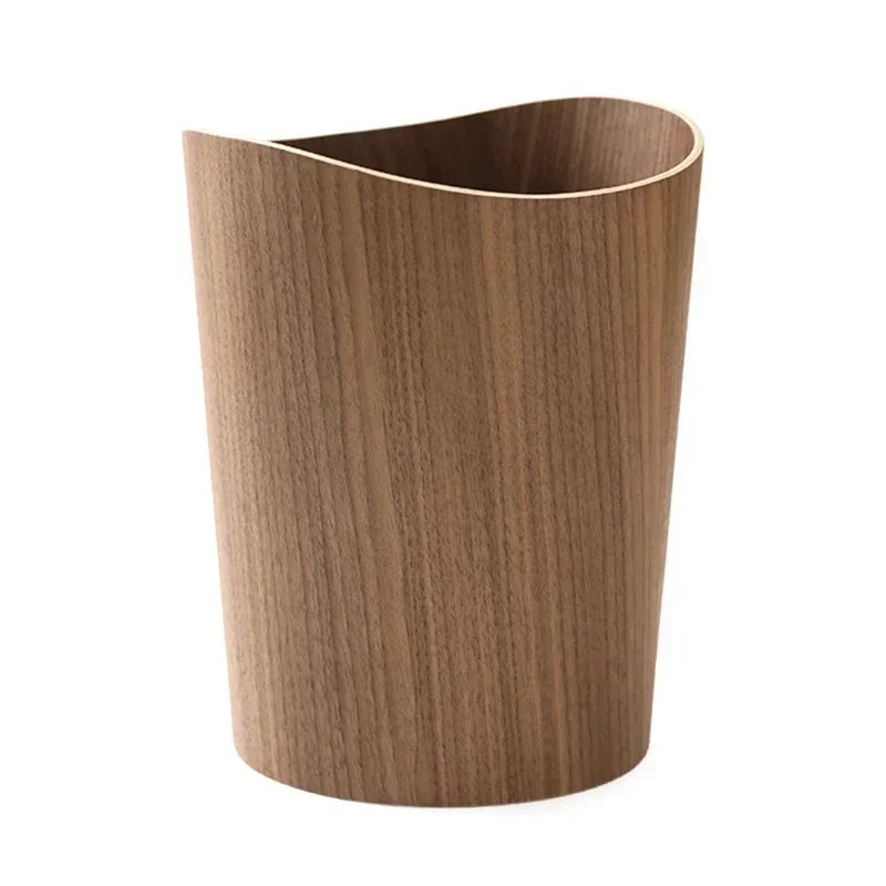 Wooden Trash Bin